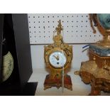 An Ansonia mantle clock,