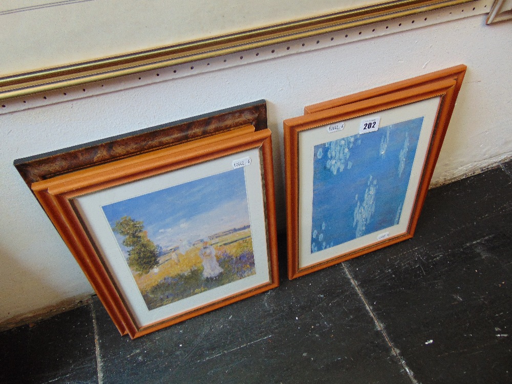 Five assorted prints, Ballerina, landscapes etc. - Image 2 of 2