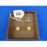 Two pairs Silver earrings
