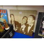 The 'Ratpack' print on canvas