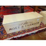 A cased Jeroboam Moet and Chandon Brut Imperial champagne