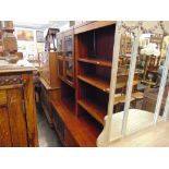 Two mid-century wall units,