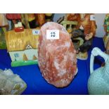 A Salt stone lamps