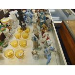 Ten assorted figurines, inc. Royal Doulton etc.