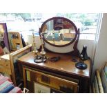 A Mahogany dressing table,