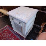 A Bergere side cabinet