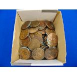 Five Israeli bronze medallions,