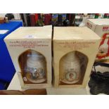 Two bottles of Bell's Whisky, commemorative,