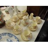 A Royal Doulton Lissete part tea/ dinner set