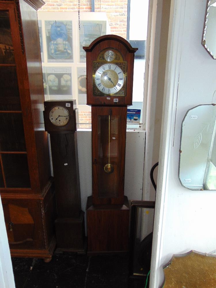 A Rosewood grandmother clock - Image 2 of 2