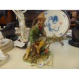 A Capodimonte figure 'The Hunter' limited edition,