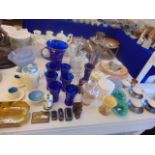 A qty of ceramics, glass, misc. inc. Susie Cooper etc.