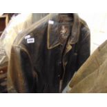 A gents leather jacket, brown, by Heeli,