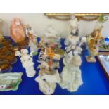 A qty of figurines
