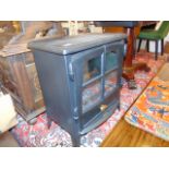 A flame effect electric stove