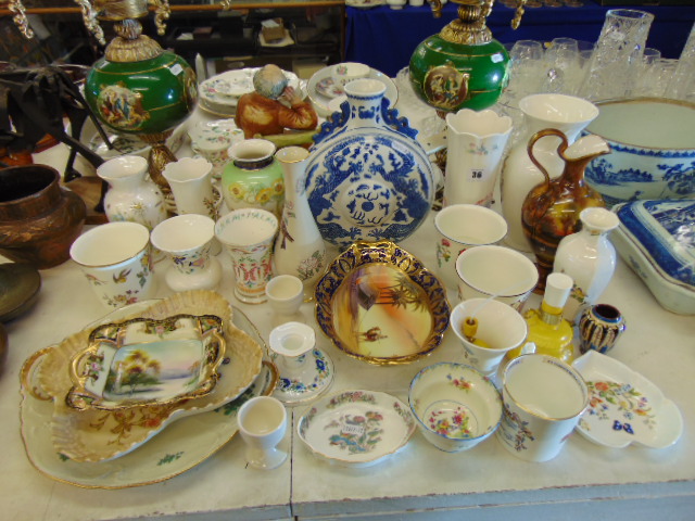 A qty of vases, china ware, Wedgewood etc. - Image 2 of 2