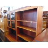 Two mid-century wall units,