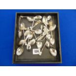Twenty-two hallmarked Silver souvenir spoons