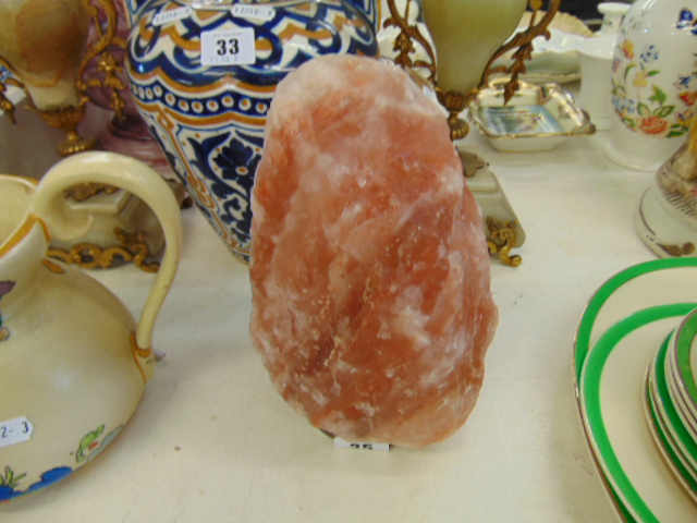 A Salt stone lamp - Image 3 of 3