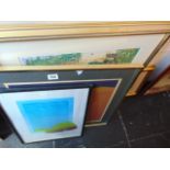 A qty of framed prints
