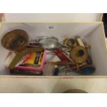 A box of scissors, penknives etc.