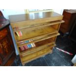 A three tier bookcase,