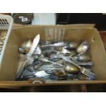 A qty of flatware