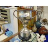 A hallmarked Silver trophy,