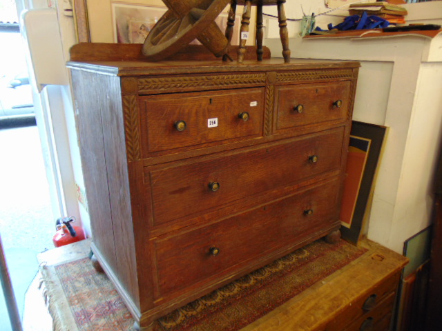 A chest of drawers