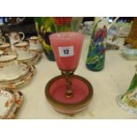 A Pink Onyx figural centre piece, Jaboul,