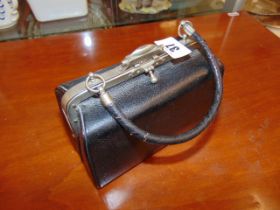 A French leather small handbag