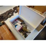 A box of scissors, penknives etc.