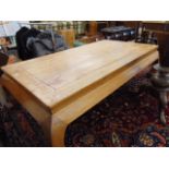 A Teak eastern coffee table,