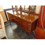 A mahogany sideboard,