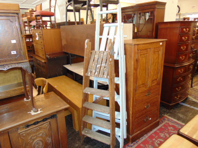 Two retro set ladders