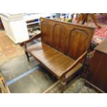 An 18th century Oak settle,