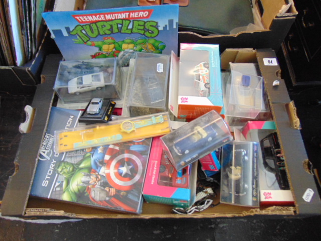 A large collection of cars and games
