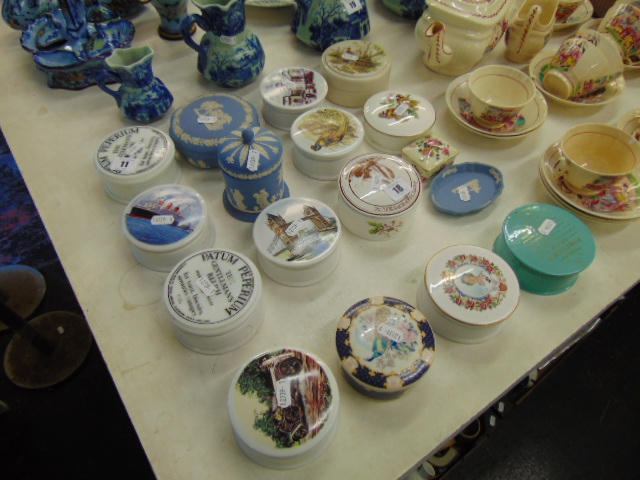 A collection of ornamental china jars, some Royal Worcester, - Image 2 of 2