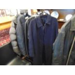 A leather Wellington men's good condition and a Cashmere men coat,