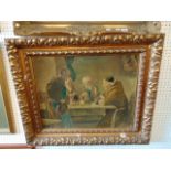 A gilt framed oiliograph