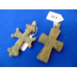 Two Byzantine crosses