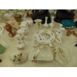 A collection of Aynsley and other chinaware
