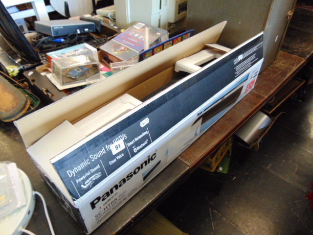 A Panasonic sound bar,