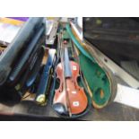 A German child's Violin in case,