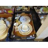 A large qty of miscellaneous porcelain inc. Wedgewood, Aynsley etc.