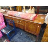 A mahogany sideboard,