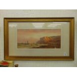 A gilt framed watercolour,