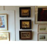 Three Victorian framed Osbourne pictures