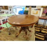 An inlaid Mahogany Loo table