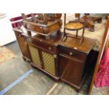 A Mahogany break front sideboard